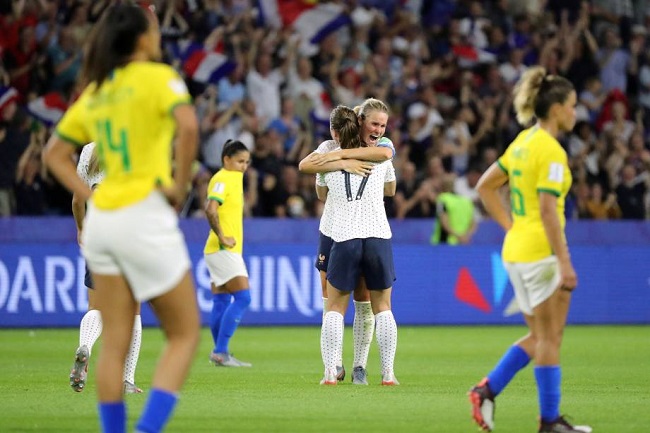 França elimina o Brasil na Copa do Mundo feminina de futebol
