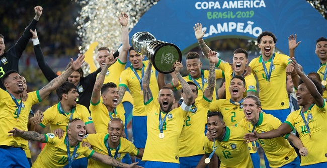 Brasil aplica 3 a 1 no Peru e conquista a Copa América pela 9ª vez; veja os gols
