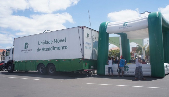 Defensoria Móvel oferece serviços gratuitos em Salvador e no interior; confira