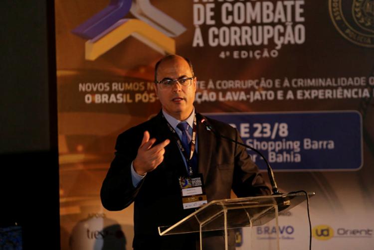 Em Salvador, Witzel defende autonomia da polícia no combate à corrupção