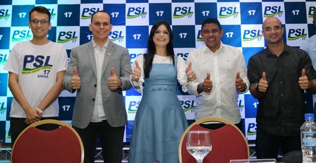 “Vamos tirar a miséria do PT da Bahia”, diz Dayane no Encontro Estadual do PSL