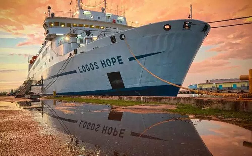 Navio-Livraria Logos Hope chegará ao Brasil na sexta-feira