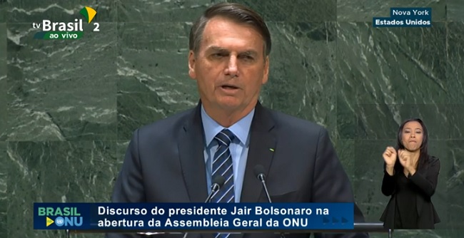 Na ONU, Bolsonaro foca no restabelecimento da verdade sobre o Brasil; assista