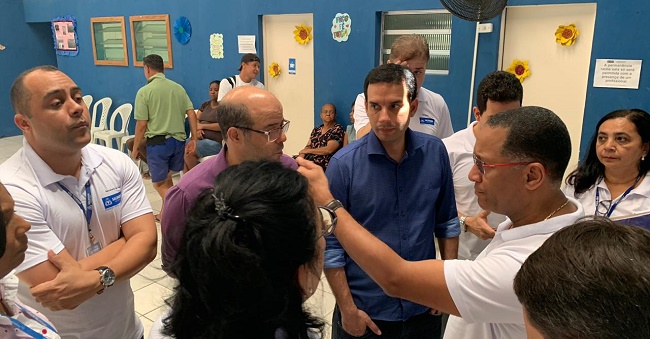 Leo Prates vistoria unidades de saúde do Distrito São Caetano-Valéria
