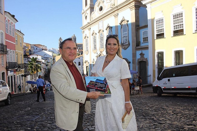 Esposa do vice-presidente Hamilton Mourão visita Salvador