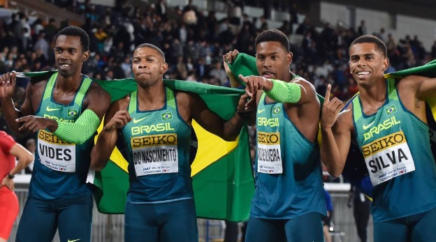 Brasil conquista vaga olímpica no revezamento 4x400m no Mundial de Atletismo