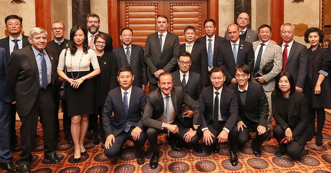 Skaf organiza reunião de Bolsonaro com empresários na China