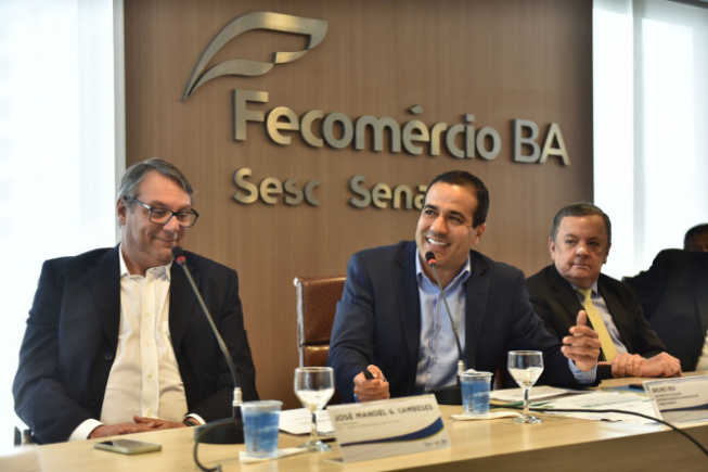 Na Fecomércio-BA, Bruno Reis destaca investimentos bilionários na capital baiana