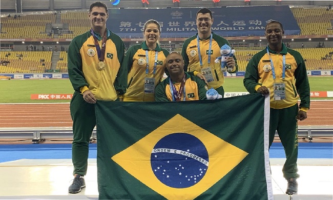 Brasil garante 3º lugar geral nos Jogos Mundiais Militares