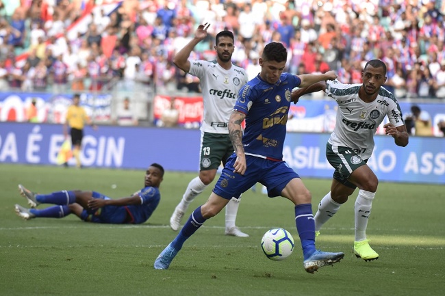 Bahia e Palmeiras empatam em 1 a 1 na Fonte Nova; veja os gols