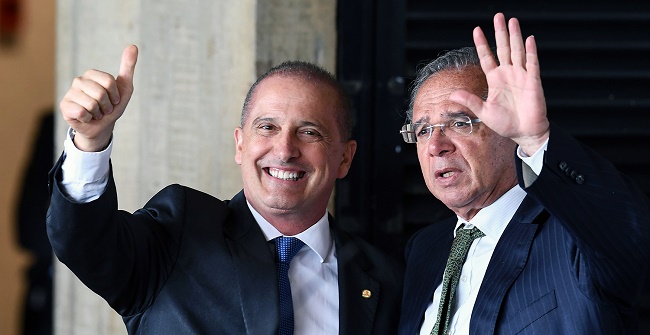 Guedes e Lorenzoni anunciam desbloqueio do Orçamento de 2019