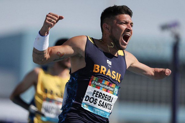 Brasil conquista ouro, prata e bronze nos 100m do Mundial de Atletismo Paralímpico