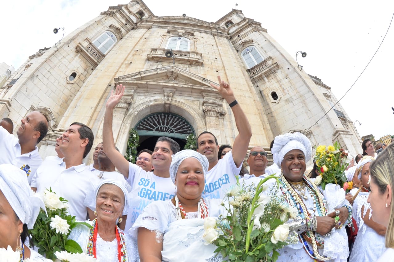 ACM Neto diz que momento é de gratidão em última Lavagem do Bonfim como prefeito