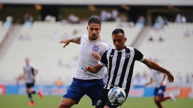 Bahia empata com o Ceará em 2 a 2 pela Copa do Nordeste