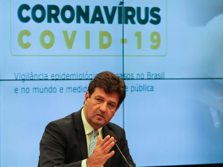 Brasil já tem 73 casos confirmados de coronavírus, diz Mandetta