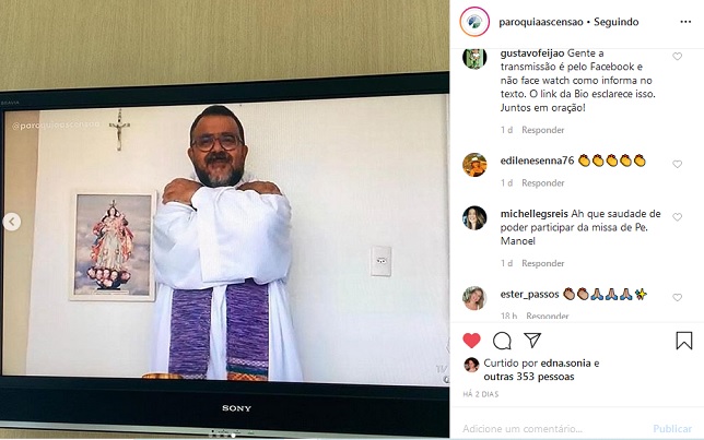 Católicos podem assistir Missas das paróquias de Salvador pelas redes sociais