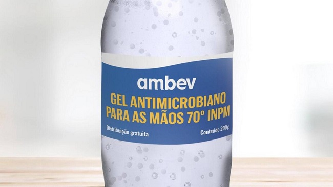 Ambev vai produzir 500 mil unidades de álcool em gel para hospitais públicos