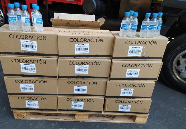 Ambev entrega 30 mil unidades de álcool em gel ao Governo do Estado