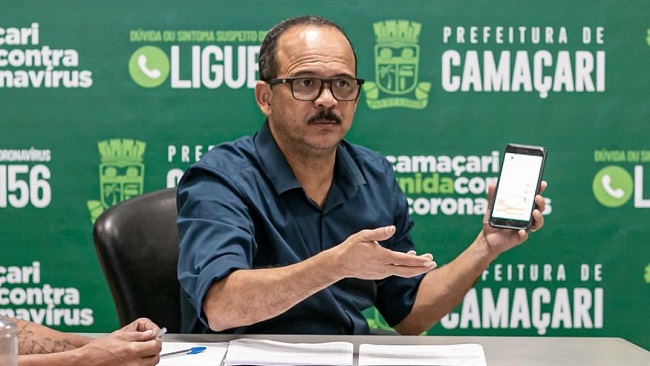 Covid-19: Elinaldo anuncia toque de recolher em Camaçari