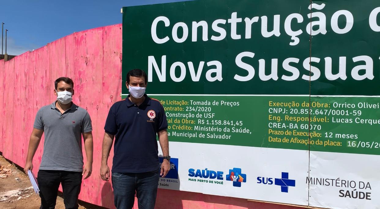 Secretário de Saúde dá ordem de serviço para construção de posto em Sussuarana