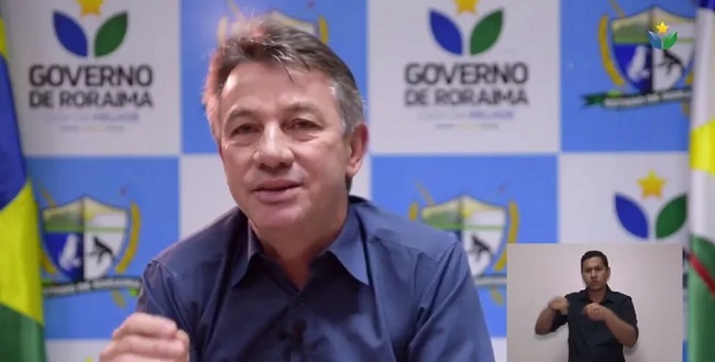 Governador de Roraima, Antonio Denarium está com covid-19