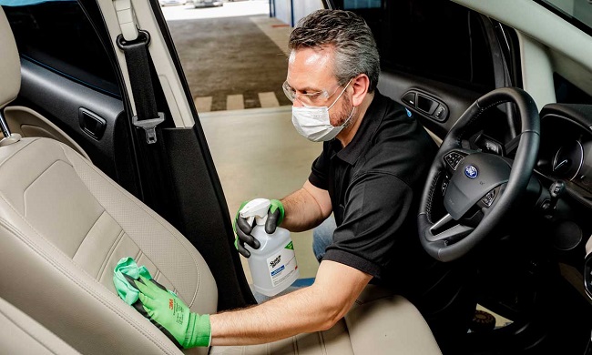Ford cria serviço de desinfecção veicular nas concessionárias