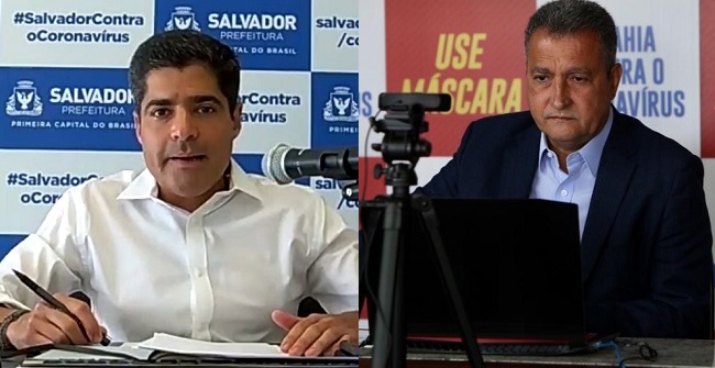 ACM Neto e Rui Costa anunciam critérios para retomada das atividades em Salvador