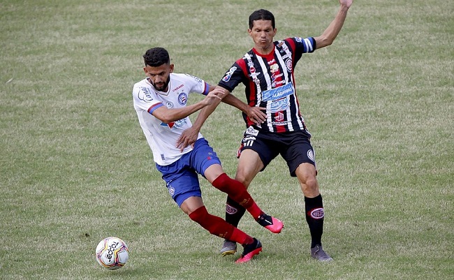 Bahia leva 1 a 0 do Atlético de Alagoinhas no retorno do Baianão