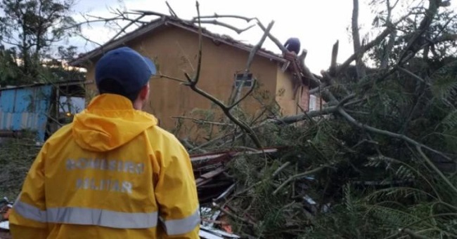 Novo ciclone provoca prejuízos no Rio Grande do Sul e em Santa Catarina