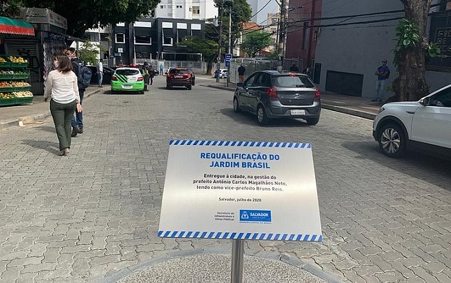 Jardim Brasil ganha obra de requalificação com verba privada