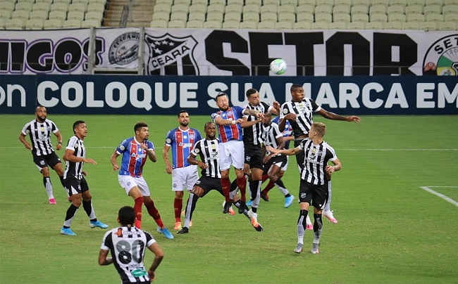 Fora de casa, Bahia leva 2 a 0 do Ceará; veja os gols