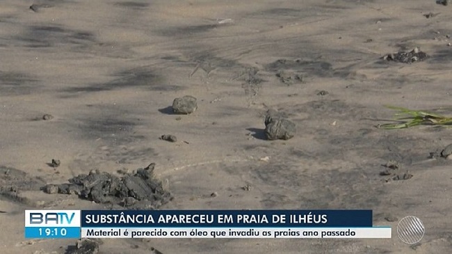 Material estranho é encontrado pela Marinha em praia de Ilhéus