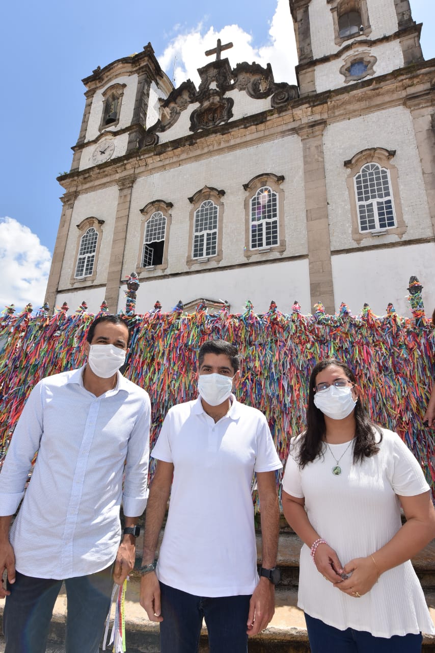 Bruno Reis abre campanha com missa na Basílica do Senhor do Bonfim