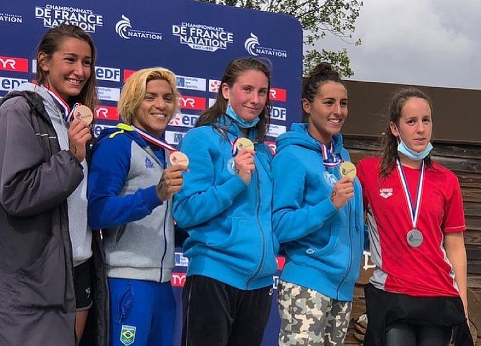 Ana Marcela é bronze no Campeonato Francês de Maratonas Aquáticas
