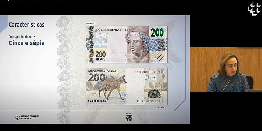 Banco Central lança e coloca em circulação cédula de R$ 200