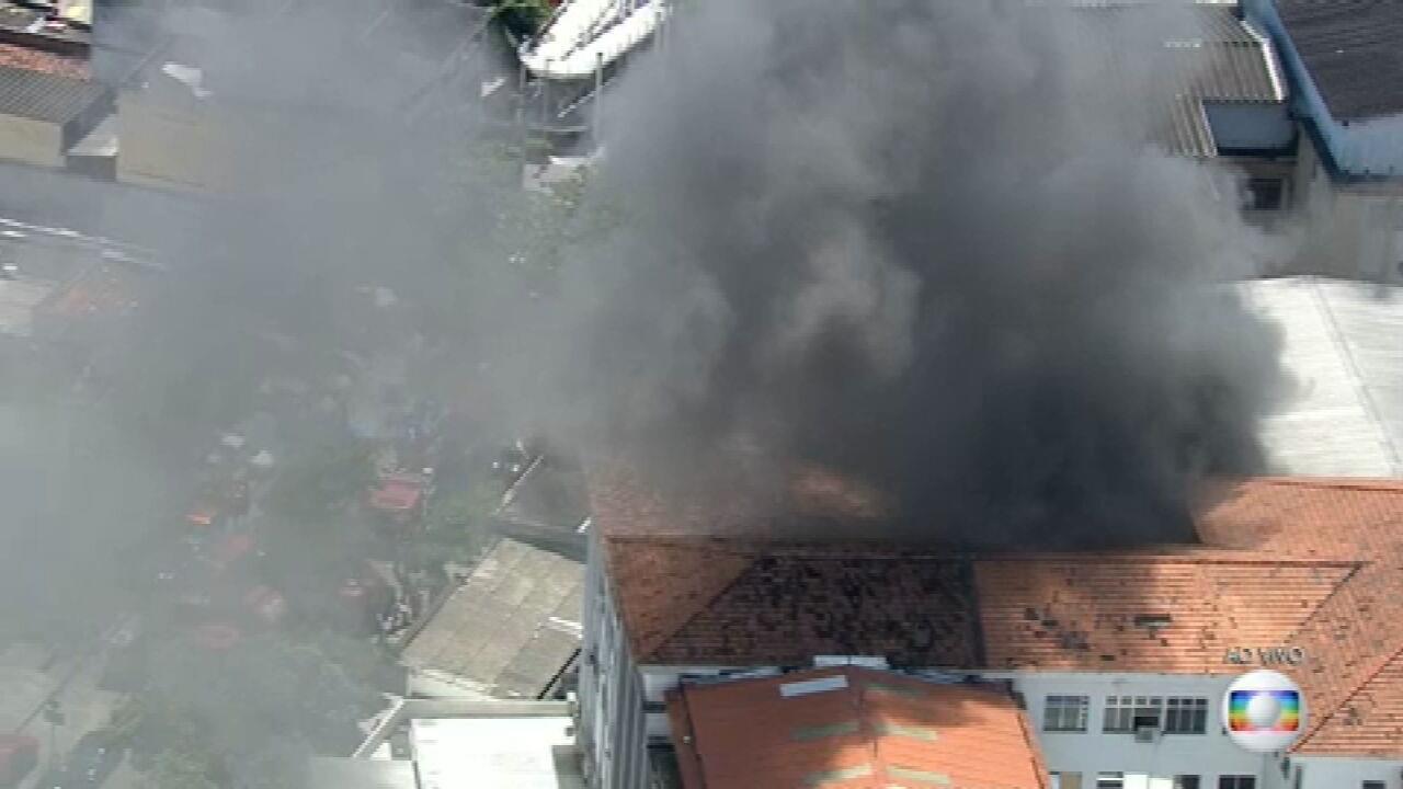 Incêndio atinge Hospital Federal na Zona Norte do Rio