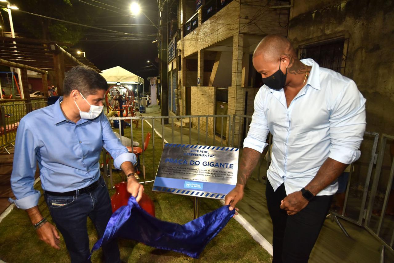 Prefeitura inaugura Praça do Gigante em Boa Vista do Lobato