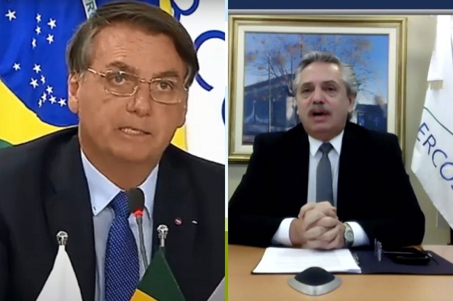 Bolsonaro e Alberto Fernández têm primeira reunião bilateral