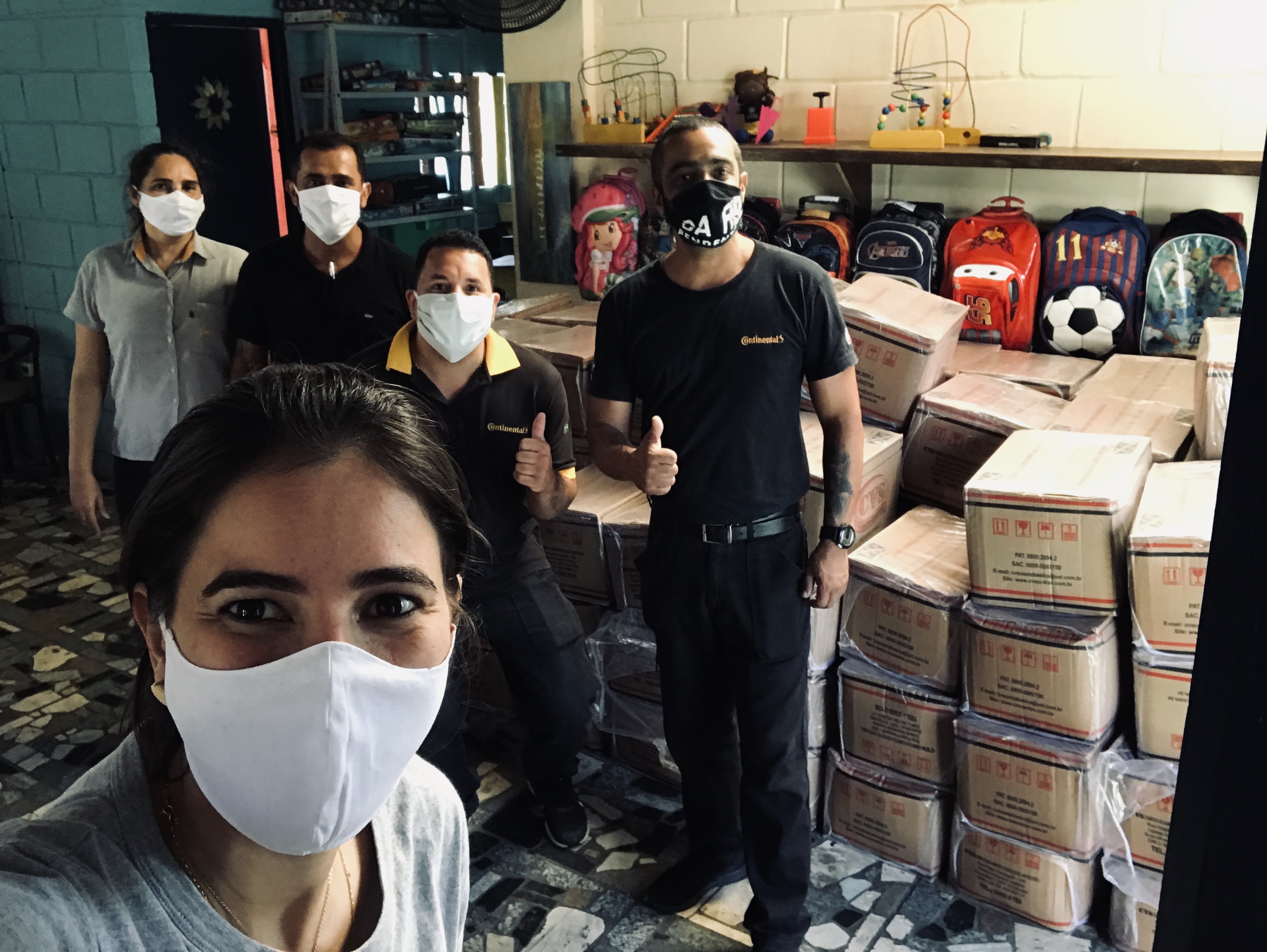 Continental doa mais de 1,9 mil cestas básicas para instituições de Salvador e Camaçari