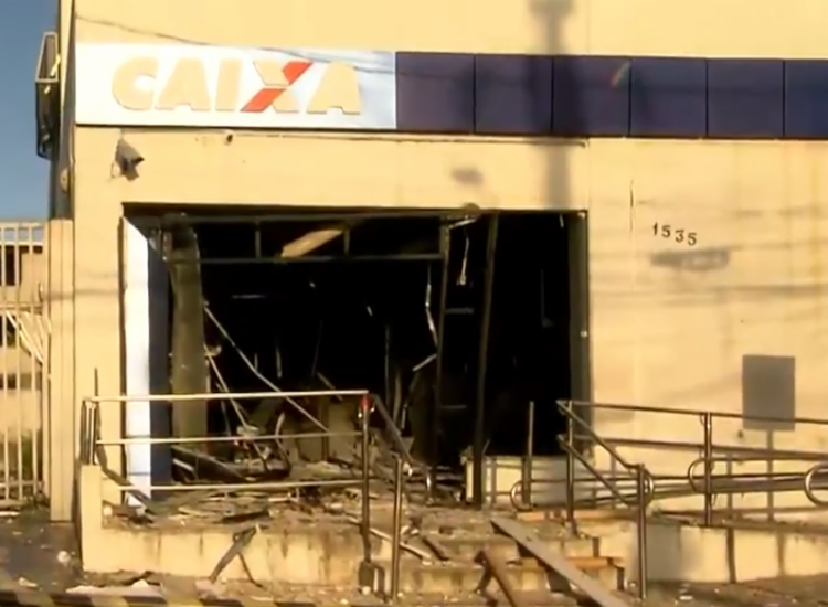 Agência da Caixa em Castelo Branco sofre terceira explosão somente em 2020
