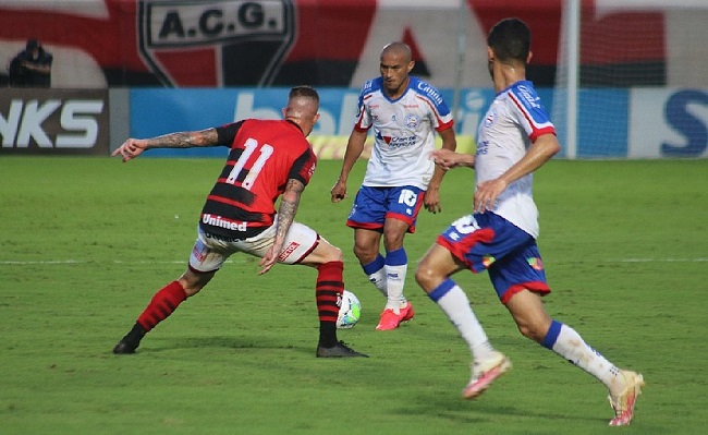 Série A: Bahia empata em 1 a 1 com o Atlético-GO; veja os gols