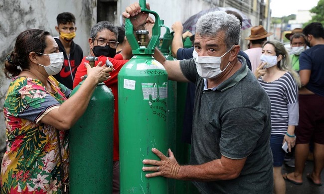 Ministério da Saúde diz que abastecimento de oxigênio está equalizado no Amazonas