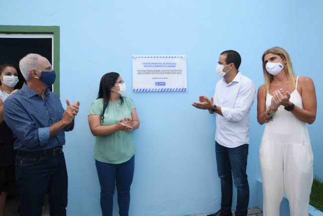 Bruno Reis entrega primeira escola de 2021 no bairro do IAPI