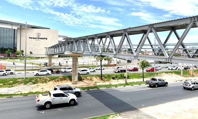 Parque Shopping Bahia inaugura passarela com acesso ao estacionamento