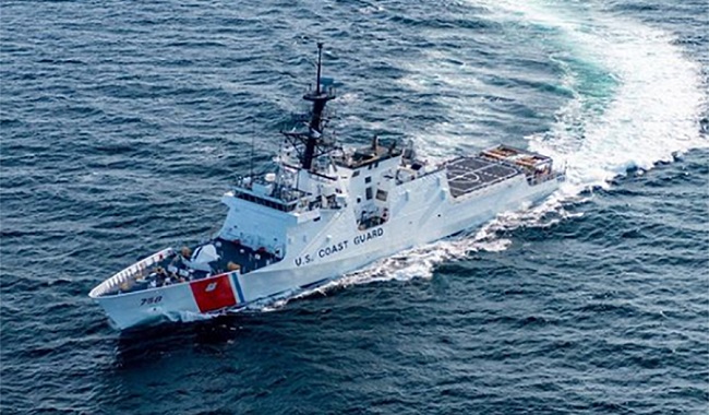 Navio da Guarda Costeira norte-americana virá a Salvador para missão multilateral