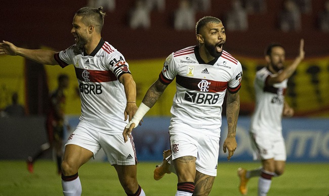 Flamengo vence o Sport por 3 a 0 e ajuda o Bahia na luta contra o Z-4; veja os gols