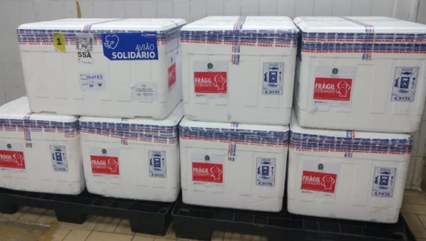 Ministério da Saúde distribui 2,6 milhões de doses da CoronaVac; Bahia recebe 178,6 mil doses