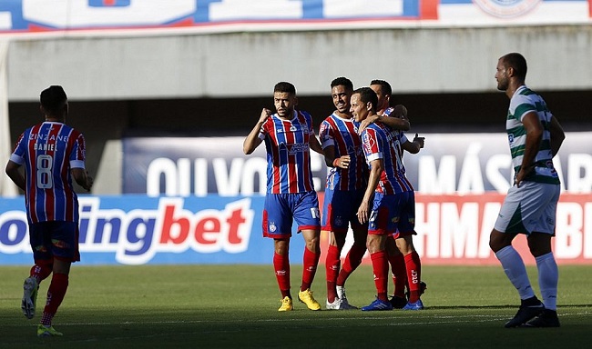 Bahia aplica 5 a 0 no Altos-PI pela Lampions; veja os gols