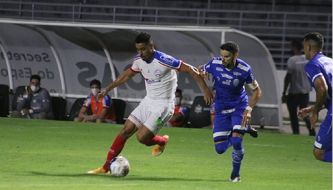 CSA bate o Bahia por 2 a 0 pela Copa do Nordeste; veja os gols