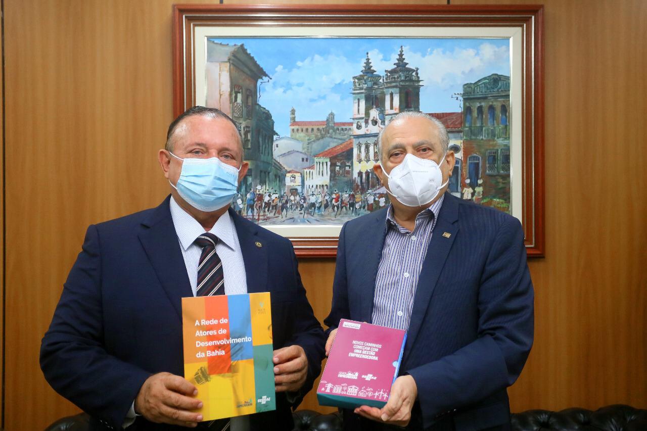 Adolfo Menezes e Jorge Khoury têm reunião sobre apoio às MPEs na pandemia